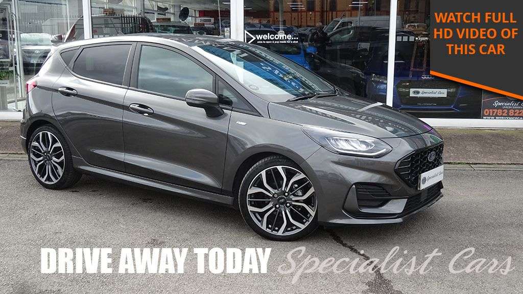 A 2023 FORD FIESTA 1.0T EcoBoost MHEV ST-Line X Hatchback 5dr Petrol Hybrid DCT Euro 6 (s/s) ( A 2023 FORD FIESTA 1.0T EcoBoost MHEV ST-Line X Hatchback 5dr Petrol Hybrid DCT Euro 6 (s/s) (