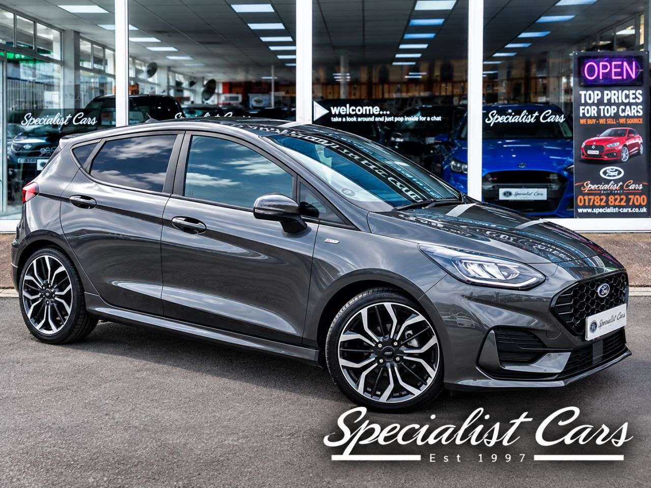 A 2023 FORD FIESTA 1.0T EcoBoost MHEV ST-Line X Hatchback 5dr Petrol Hybrid DCT Euro 6 (s/s) ( A 2023 FORD FIESTA 1.0T EcoBoost MHEV ST-Line X Hatchback 5dr Petrol Hybrid DCT Euro 6 (s/s) (