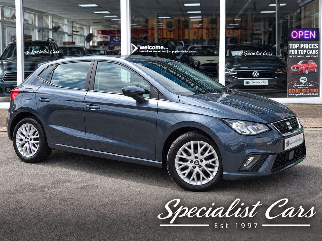 A 2019 SEAT IBIZA 1.0 TSI SE Technology Hatchback 5dr Petrol Manual Euro 6 (s/s) GPF (95 ps) A 2019 SEAT IBIZA 1.0 TSI SE Technology Hatchback 5dr Petrol Manual Euro 6 (s/s) GPF (95 ps)
