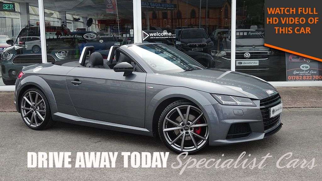 A 2018 AUDI TT 1.8 TFSI Black Edition Roadster 2dr Petrol Manual Euro 6 (s/s) (180 ps) A 2018 AUDI TT 1.8 TFSI Black Edition Roadster 2dr Petrol Manual Euro 6 (s/s) (180 ps)