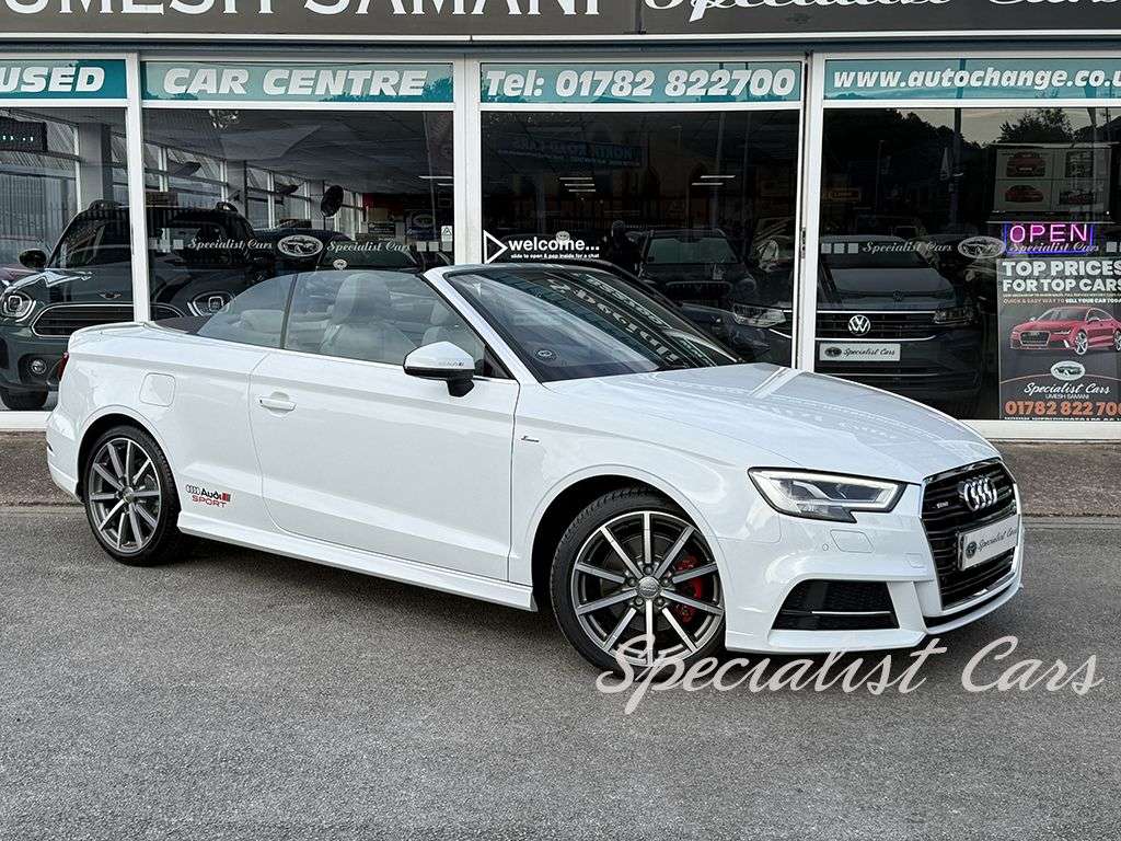 A 2017 AUDI A3 CABRIOLET 2.0 TDI S line Convertible 2dr Diesel Manual Euro 6 (s/s) (184 ps) A 2017 AUDI A3 CABRIOLET 2.0 TDI S line Convertible 2dr Diesel Manual Euro 6 (s/s) (184 ps)
