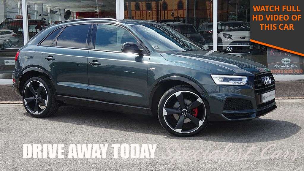 A 2017 AUDI Q3 2.0 TDI Black Edition SUV 5dr Diesel S Tronic quattro Euro 6 (s/s) (184 ps) A 2017 AUDI Q3 2.0 TDI Black Edition SUV 5dr Diesel S Tronic quattro Euro 6 (s/s) (184 ps)