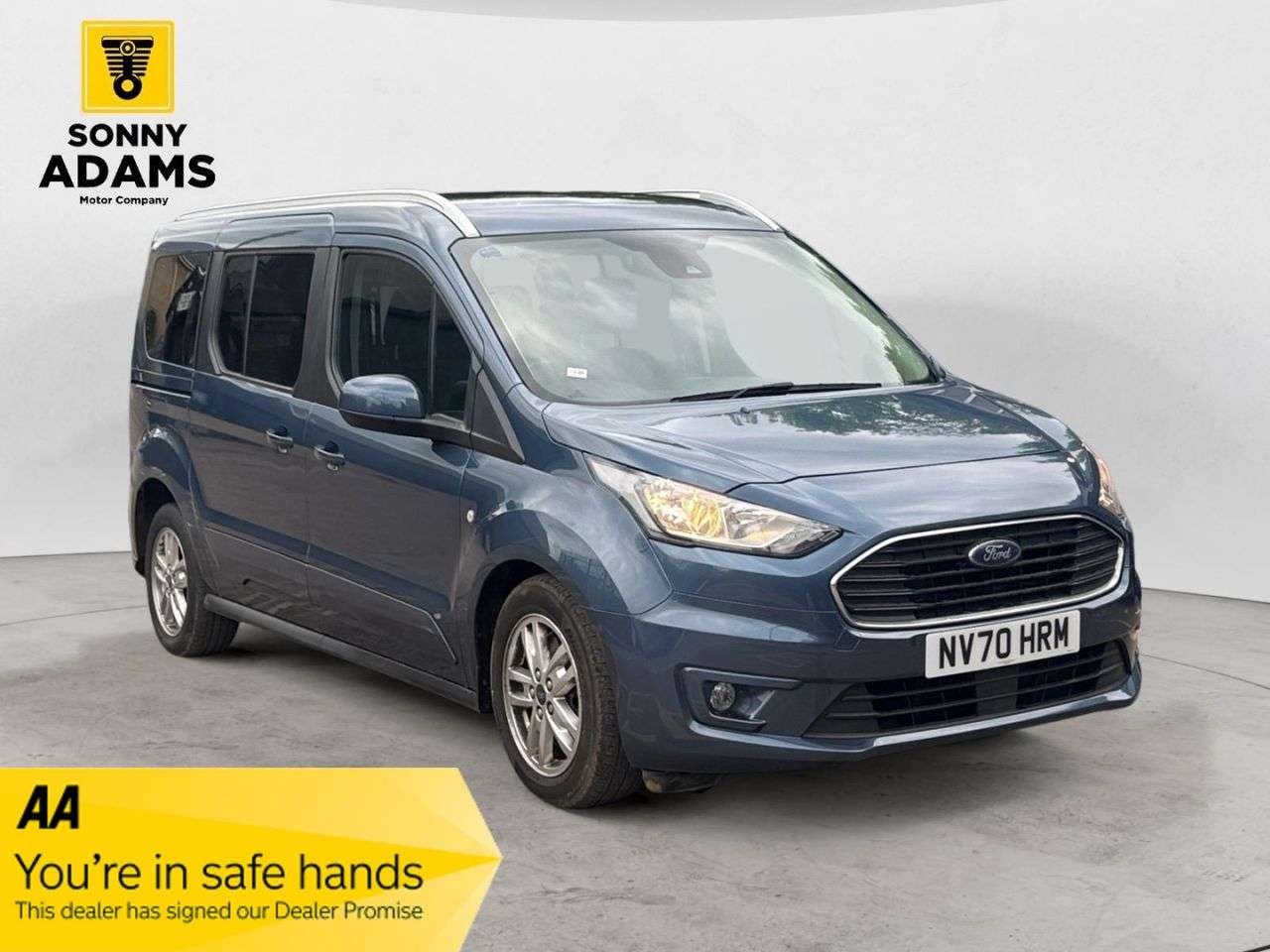 A 2021 FORD GRAND TOURNEO CONNECT 1.5 EcoBlue Titanium MPV 5dr Diesel Auto Euro 6 (s/s) (120 ps) A 2021 FORD GRAND TOURNEO CONNECT 1.5 EcoBlue Titanium MPV 5dr Diesel Auto Euro 6 (s/s) (120 ps)