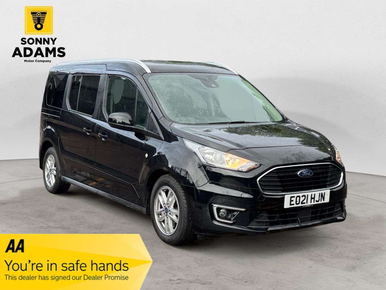 A 2021 FORD GRAND TOURNEO CONNECT 1.5 EcoBlue Titanium MPV 5dr Diesel Auto Euro 6 (s/s) (120 ps) A 2021 FORD GRAND TOURNEO CONNECT 1.5 EcoBlue Titanium MPV 5dr Diesel Auto Euro 6 (s/s) (120 ps)