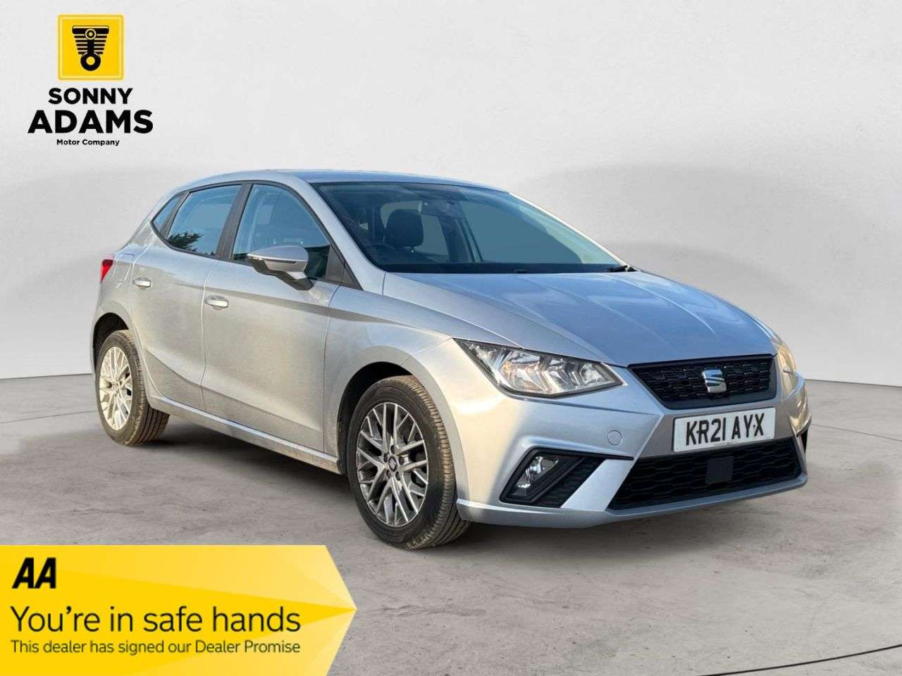 A 2021 SEAT IBIZA 1.0 TSI SE Technology Hatchback 5dr Petrol Manual Euro 6 (s/s) GPF (95 ps) A 2021 SEAT IBIZA 1.0 TSI SE Technology Hatchback 5dr Petrol Manual Euro 6 (s/s) GPF (95 ps)