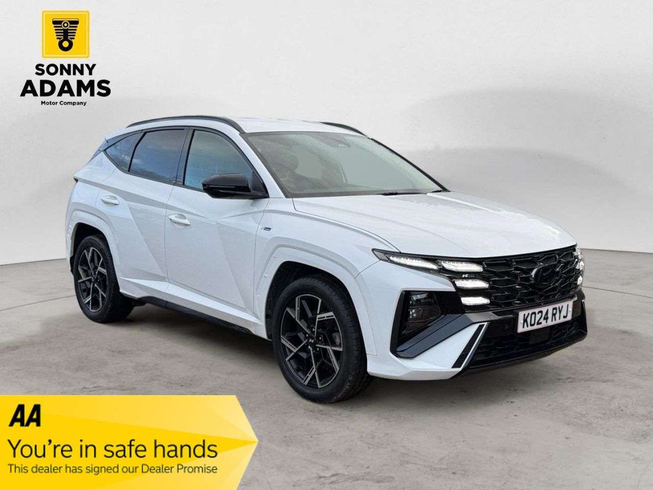 A 2024 HYUNDAI TUCSON 1.6 T-GDi N Line SUV 5dr Petrol Manual Euro 6 (s/s) (160 ps) A 2024 HYUNDAI TUCSON 1.6 T-GDi N Line SUV 5dr Petrol Manual Euro 6 (s/s) (160 ps)