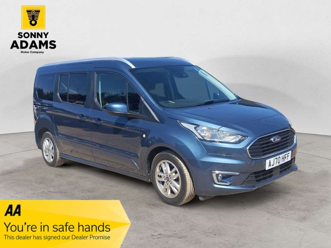 A 2021 FORD GRAND TOURNEO CONNECT 1.5 EcoBlue Titanium MPV 5dr Diesel Manual Euro 6 (s/s) (120 ps) A 2021 FORD GRAND TOURNEO CONNECT 1.5 EcoBlue Titanium MPV 5dr Diesel Manual Euro 6 (s/s) (120 ps)