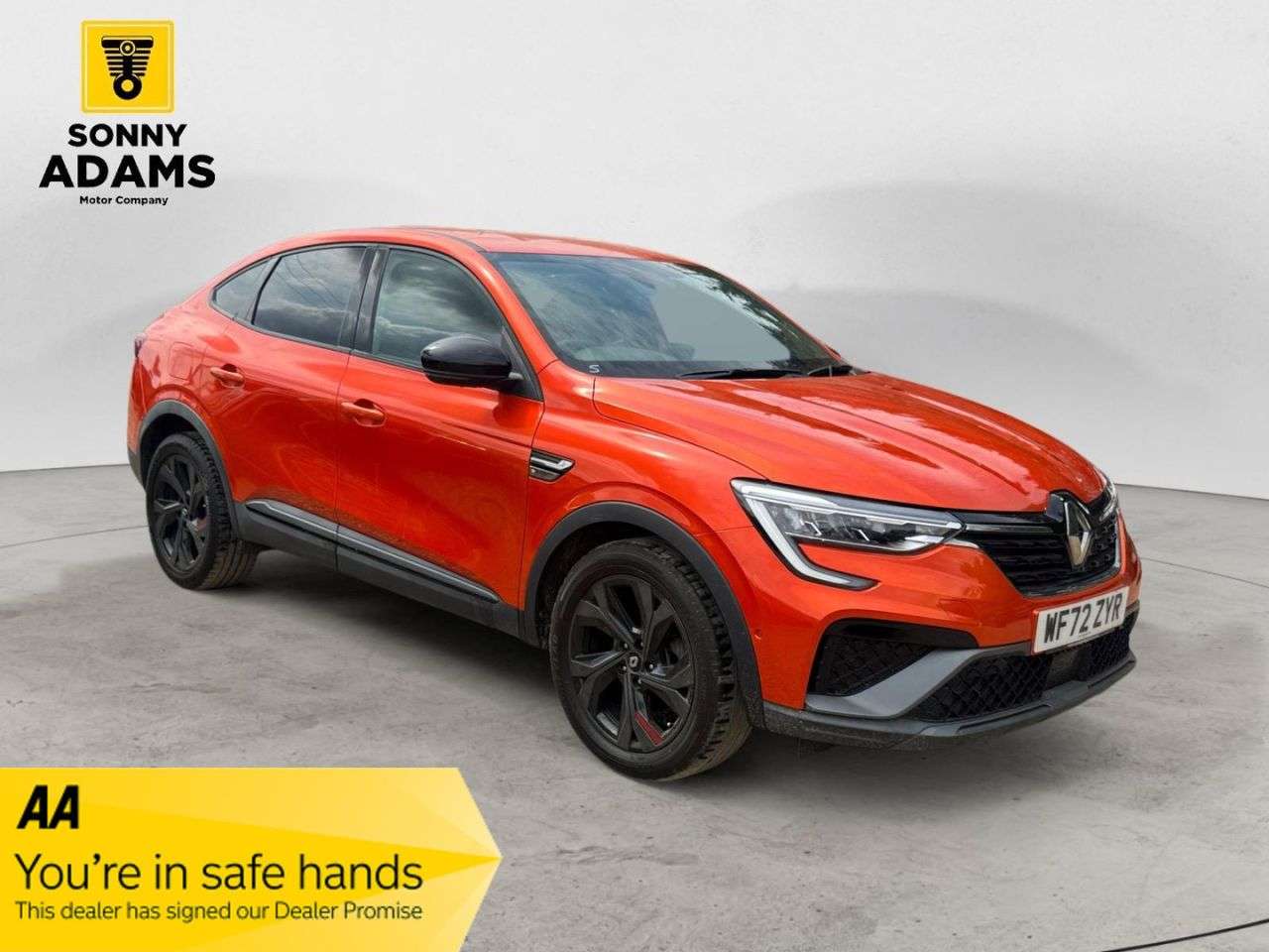 A 2022 RENAULT ARKANA 1.6 E-TECH r.s. line SUV 5dr Petrol Hybrid Auto 2WD Euro 6 (s/s) (145 bhp) A 2022 RENAULT ARKANA 1.6 E-TECH r.s. line SUV 5dr Petrol Hybrid Auto 2WD Euro 6 (s/s) (145 bhp)