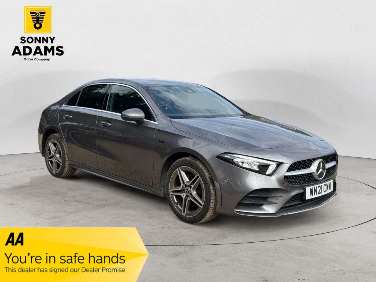 A 2021 MERCEDES-BENZ A CLASS 1.3 A250e 15.6kWh AMG Line (Executive) Saloon 4dr Petrol Plug-in Hybrid 8G- A 2021 MERCEDES-BENZ A CLASS 1.3 A250e 15.6kWh AMG Line (Executive) Saloon 4dr Petrol Plug-in Hybrid 8G-