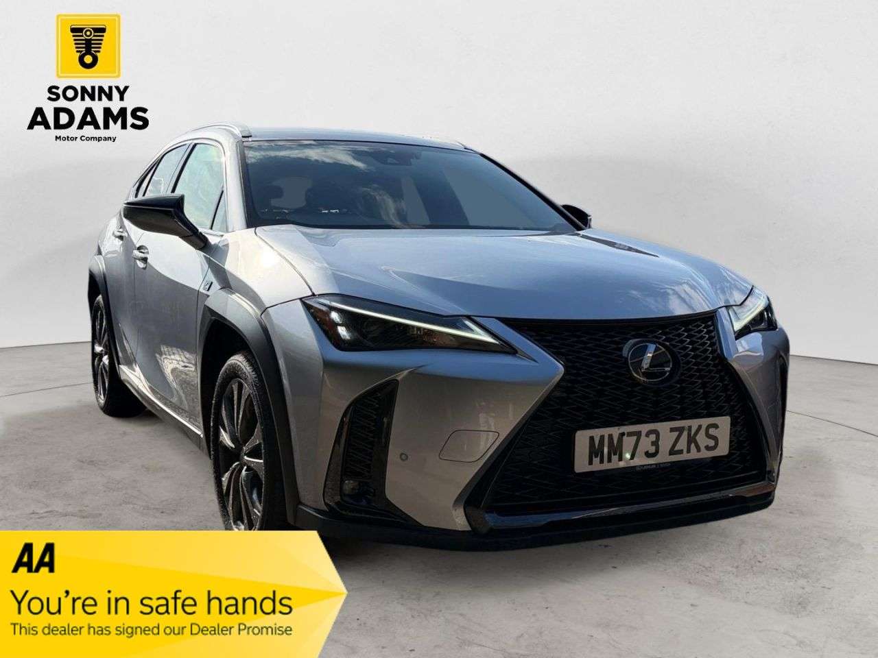 A 2023 LEXUS UX 2.0 250h F Sport Design SUV 5dr Petrol Hybrid E-CVT Euro 6 (s/s) (184 ps) A 2023 LEXUS UX 2.0 250h F Sport Design SUV 5dr Petrol Hybrid E-CVT Euro 6 (s/s) (184 ps)