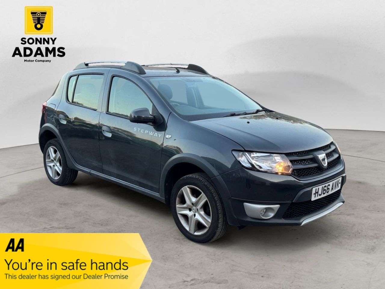 A 2016 DACIA SANDERO STEPWAY 0.9 TCe Ambiance Hatchback 5dr Petrol Manual Euro 6 (s/s) (90 ps) A 2016 DACIA SANDERO STEPWAY 0.9 TCe Ambiance Hatchback 5dr Petrol Manual Euro 6 (s/s) (90 ps)