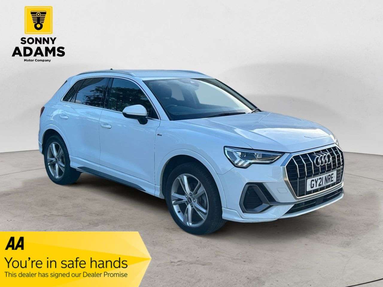 A 2021 AUDI Q3 1.5 TFSI CoD 35 S line SUV 5dr Petrol Manual Euro 6 (s/s) (150 ps) A 2021 AUDI Q3 1.5 TFSI CoD 35 S line SUV 5dr Petrol Manual Euro 6 (s/s) (150 ps)