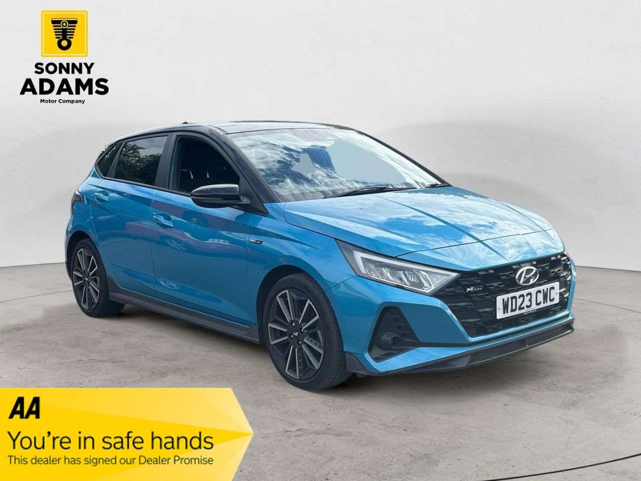 A 2023 HYUNDAI I20 1.0 T-GDi MHEV N Line Hatchback 5dr Petrol Hybrid DCT Euro 6 (s/s) (120 ps) A 2023 HYUNDAI I20 1.0 T-GDi MHEV N Line Hatchback 5dr Petrol Hybrid DCT Euro 6 (s/s) (120 ps)
