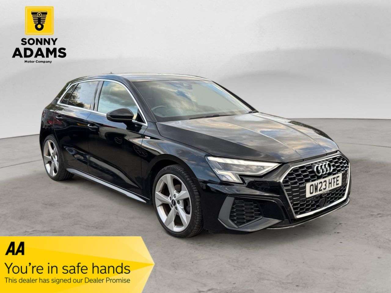 A 2023 AUDI A3 1.0 TFSI 30 S line Sportback 5dr Petrol Manual Euro 6 (s/s) (110 ps) A 2023 AUDI A3 1.0 TFSI 30 S line Sportback 5dr Petrol Manual Euro 6 (s/s) (110 ps)