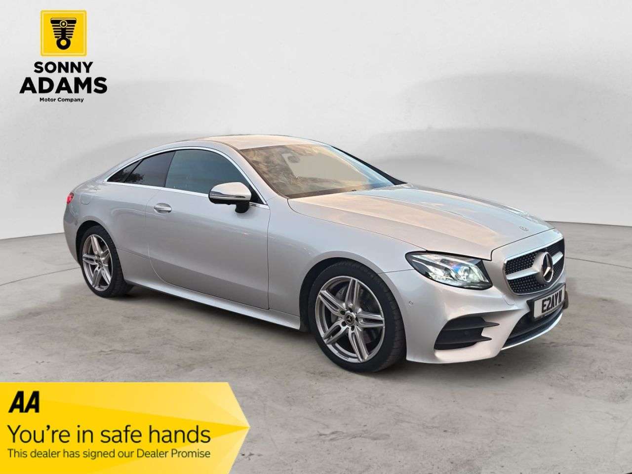 A 2019 MERCEDES-BENZ E CLASS 2.0 E220d AMG Line Coupe 2dr Diesel G-Tronic+ Euro 6 (s/s) (194 ps) A 2019 MERCEDES-BENZ E CLASS 2.0 E220d AMG Line Coupe 2dr Diesel G-Tronic+ Euro 6 (s/s) (194 ps)