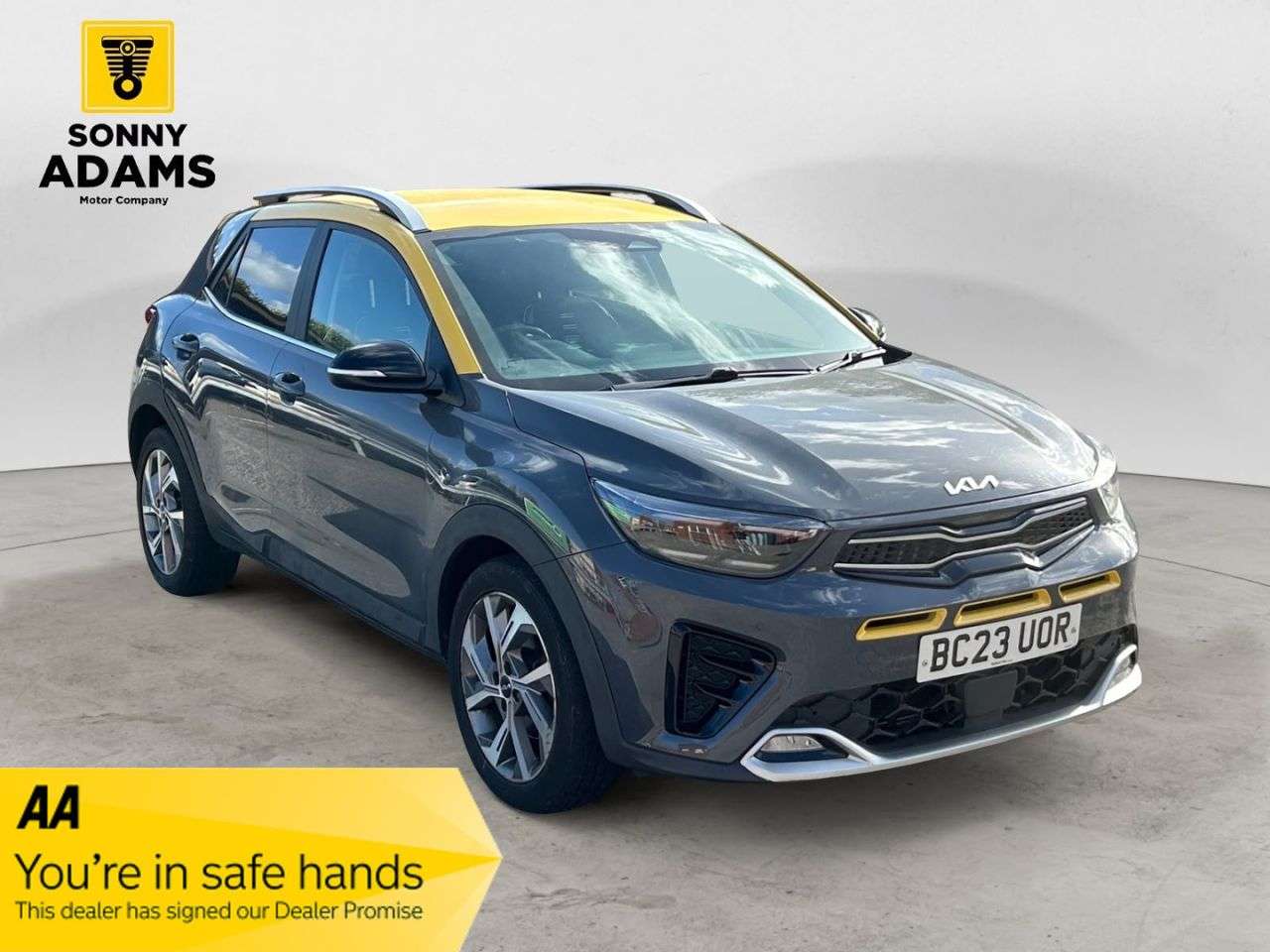 A 2023 KIA STONIC 1.0 T-GDi MHEV GT-Line S SUV 5dr Petrol Hybrid Manual Euro 6 (s/s) (118 bhp A 2023 KIA STONIC 1.0 T-GDi MHEV GT-Line S SUV 5dr Petrol Hybrid Manual Euro 6 (s/s) (118 bhp