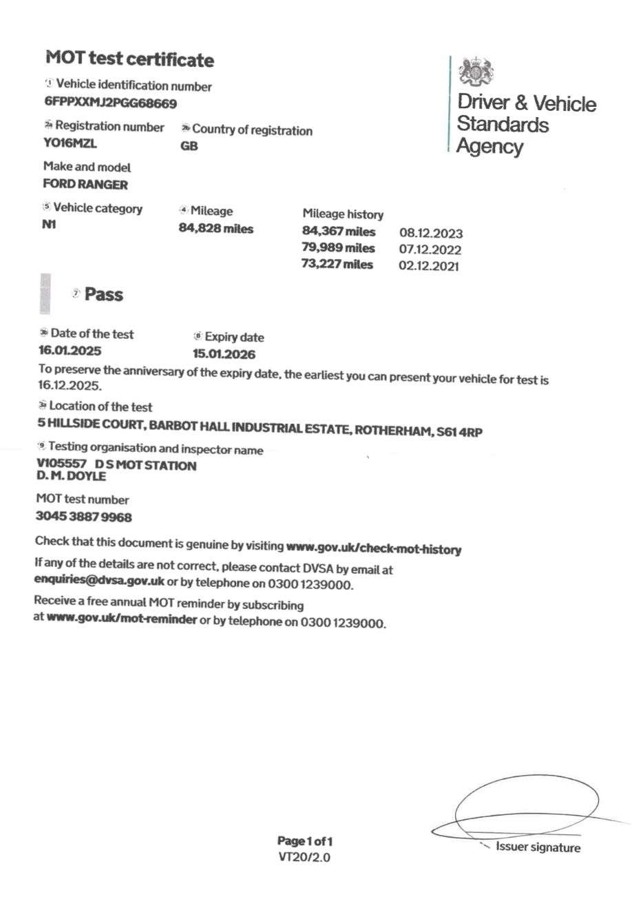 2016 FORD RANGER 2016 FORD RANGER