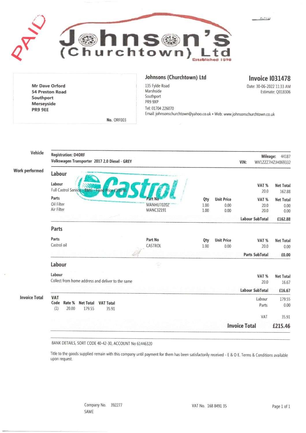 2017 VOLKSWAGEN TRANSPORTER 2017 VOLKSWAGEN TRANSPORTER