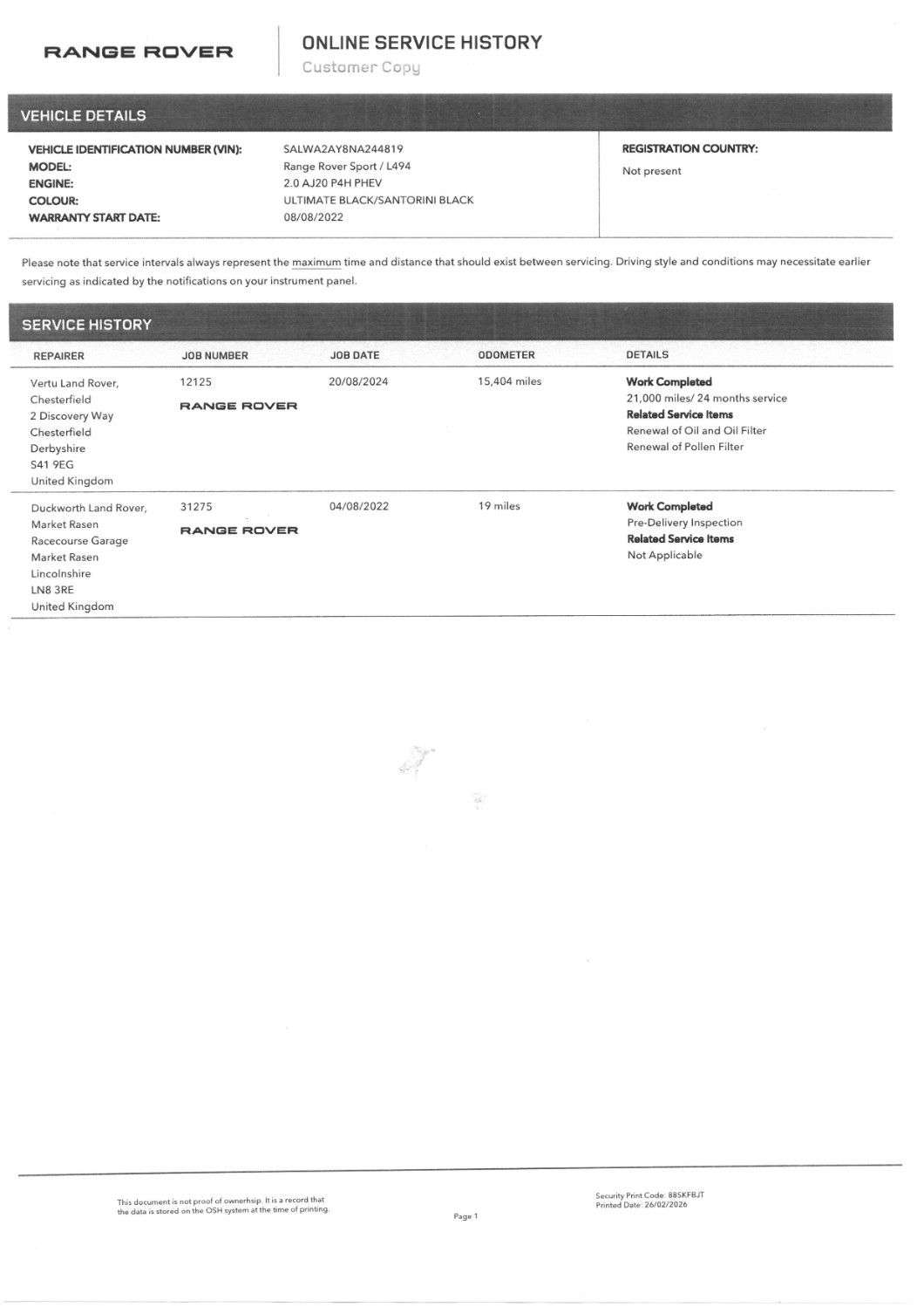 2022 LAND ROVER RANGE ROVER SPORT 2022 LAND ROVER RANGE ROVER SPORT