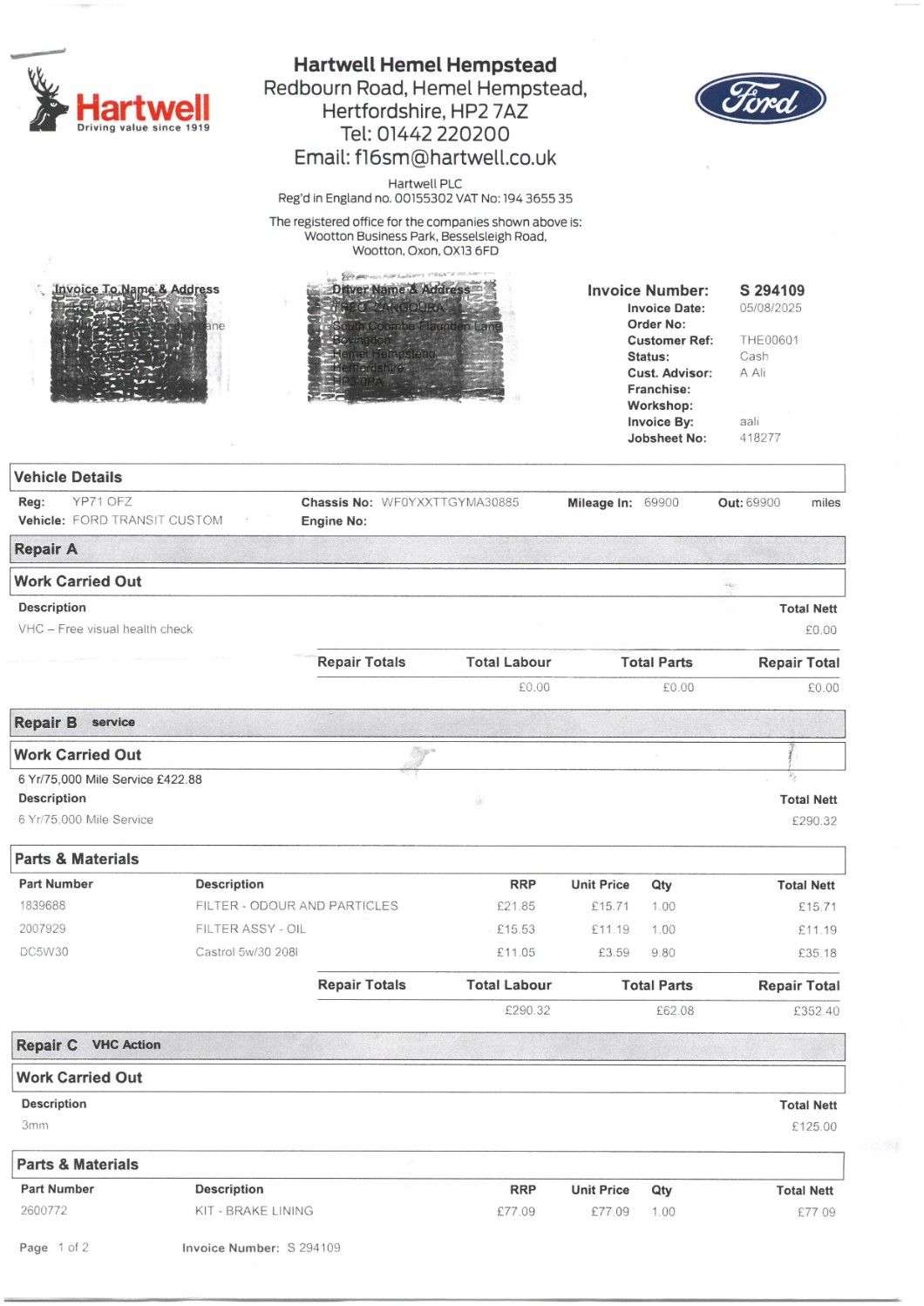 2021 FORD TRANSIT CUSTOM 2021 FORD TRANSIT CUSTOM