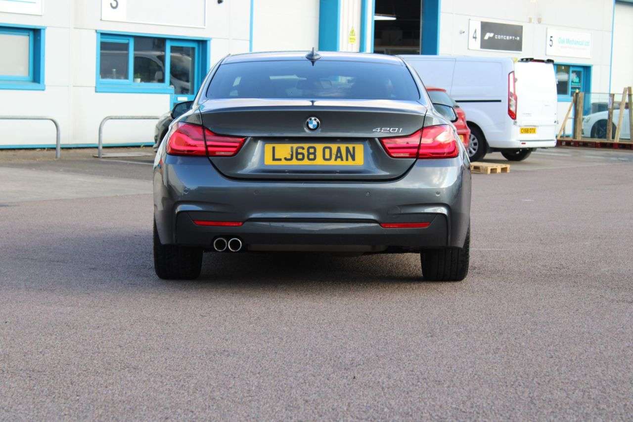 A 2018 BMW 4 SERIES 2.0 420i GPF M Sport Coupe 2dr Petrol Auto Euro 6 (s/s) (184 ps) A 2018 BMW 4 SERIES 2.0 420i GPF M Sport Coupe 2dr Petrol Auto Euro 6 (s/s) (184 ps)