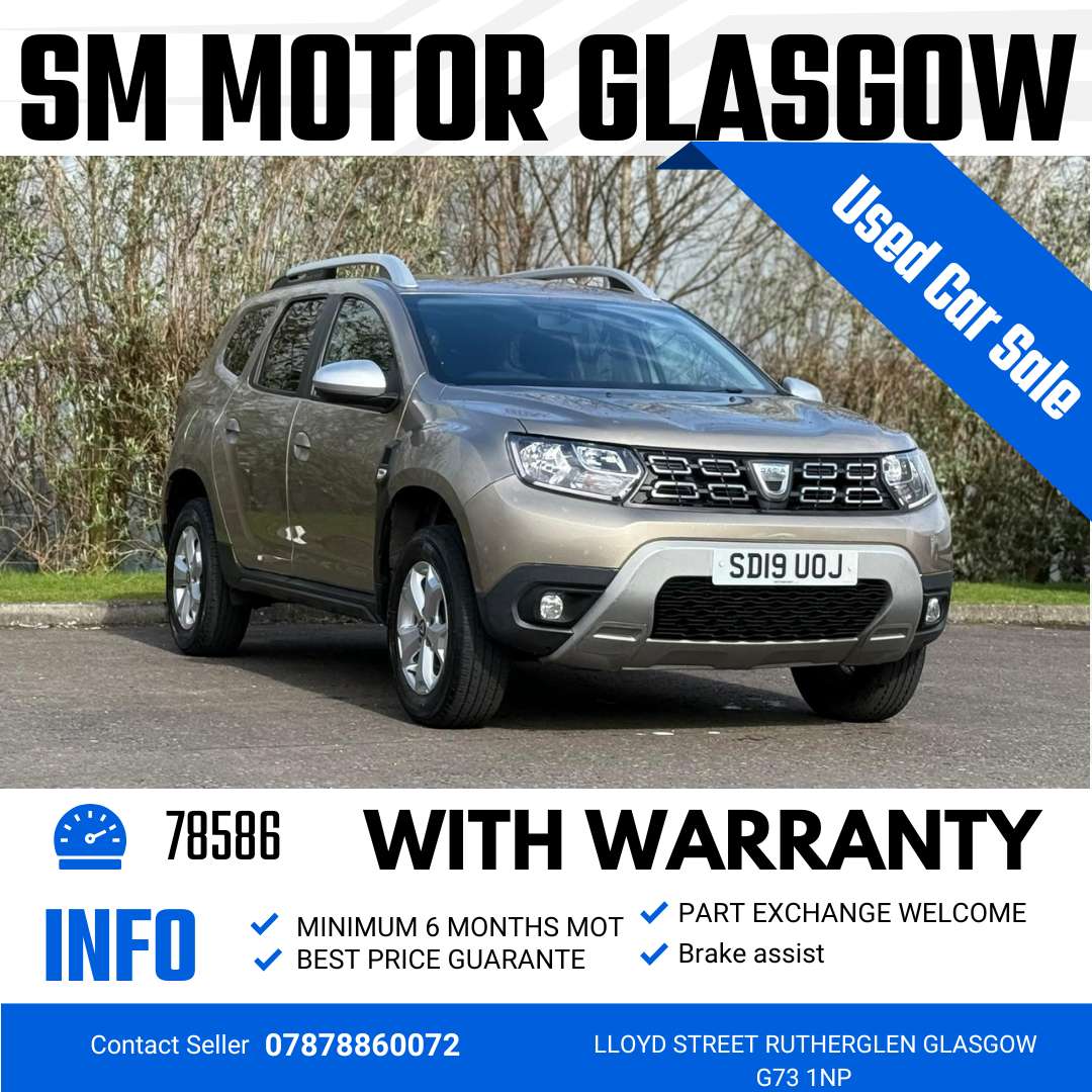 A 2019 DACIA DUSTER 1.6 SCe Comfort SUV 5dr Petrol Manual Euro 6 (s/s) (115 ps) A 2019 DACIA DUSTER 1.6 SCe Comfort SUV 5dr Petrol Manual Euro 6 (s/s) (115 ps)