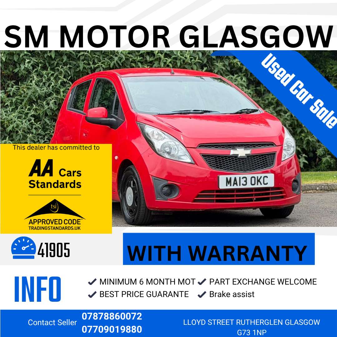 A 2013 CHEVROLET SPARK 1.2i LT Hatchback 5dr Petrol Manual Euro 5 (81 ps) A 2013 CHEVROLET SPARK 1.2i LT Hatchback 5dr Petrol Manual Euro 5 (81 ps)
