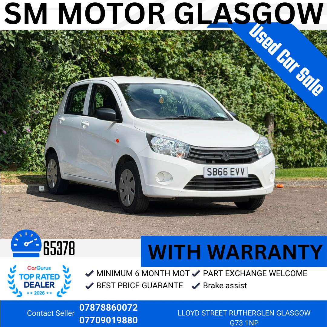 A 2016 SUZUKI CELERIO 1.0 SZ2 Hatchback 5dr Petrol Manual Euro 6 (68 ps) A 2016 SUZUKI CELERIO 1.0 SZ2 Hatchback 5dr Petrol Manual Euro 6 (68 ps)