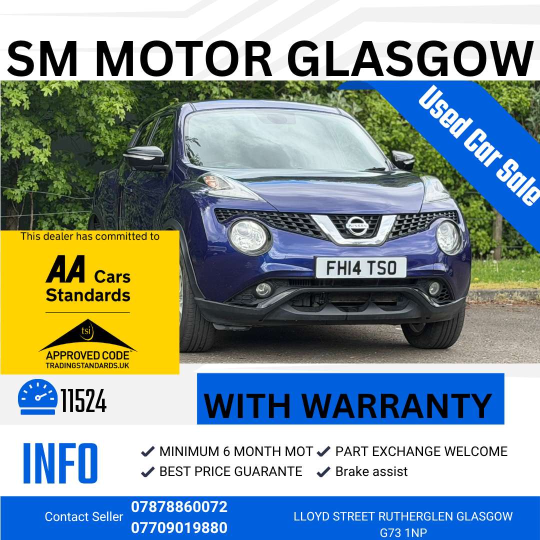 A 2014 NISSAN JUKE 1.5 dCi 8v Tekna SUV 5dr Diesel Manual Euro 5 (s/s) (110 ps) A 2014 NISSAN JUKE 1.5 dCi 8v Tekna SUV 5dr Diesel Manual Euro 5 (s/s) (110 ps)