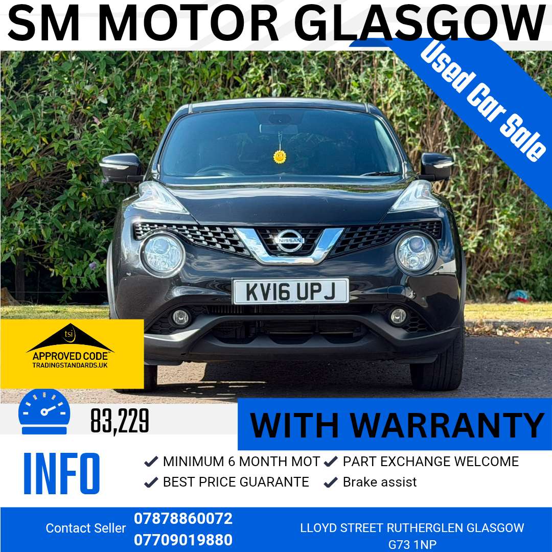 A 2016 NISSAN JUKE 1.5 dCi Tekna SUV 5dr Diesel Manual Euro 6 (s/s) (110 ps) A 2016 NISSAN JUKE 1.5 dCi Tekna SUV 5dr Diesel Manual Euro 6 (s/s) (110 ps)