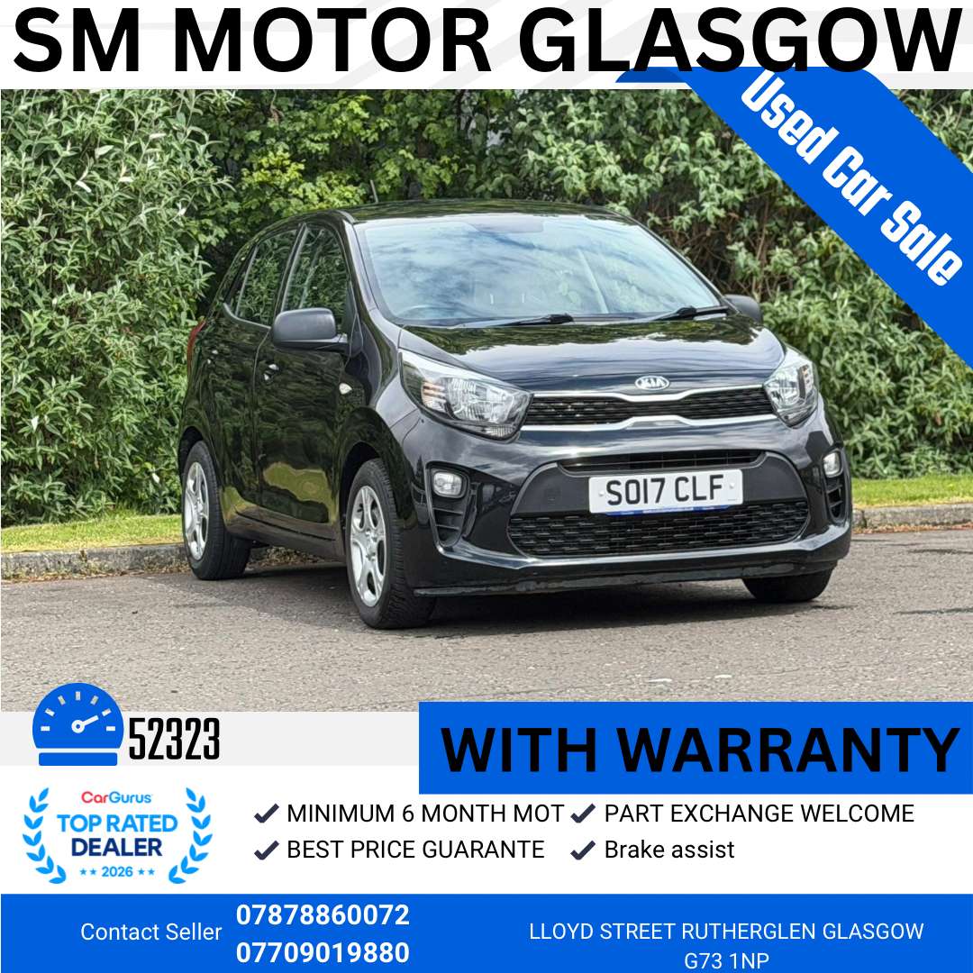 A 2017 KIA PICANTO 1.0 1 Hatchback 5dr Petrol Manual Euro 6 (66 bhp) A 2017 KIA PICANTO 1.0 1 Hatchback 5dr Petrol Manual Euro 6 (66 bhp)