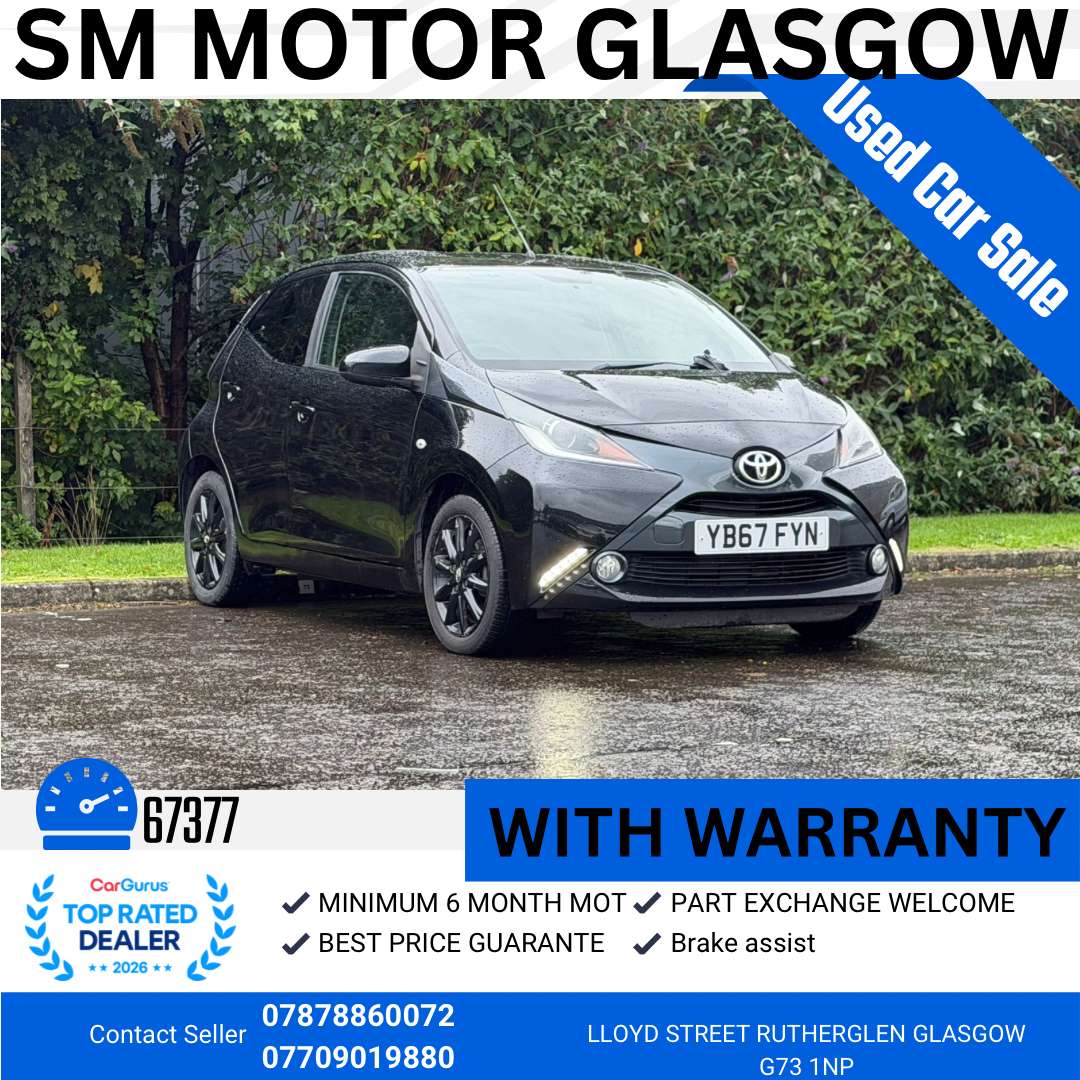 A 2017 TOYOTA AYGO 1.0 VVT-i x-style Hatchback 5dr Petrol Manual Euro 6 (68 ps) A 2017 TOYOTA AYGO 1.0 VVT-i x-style Hatchback 5dr Petrol Manual Euro 6 (68 ps)