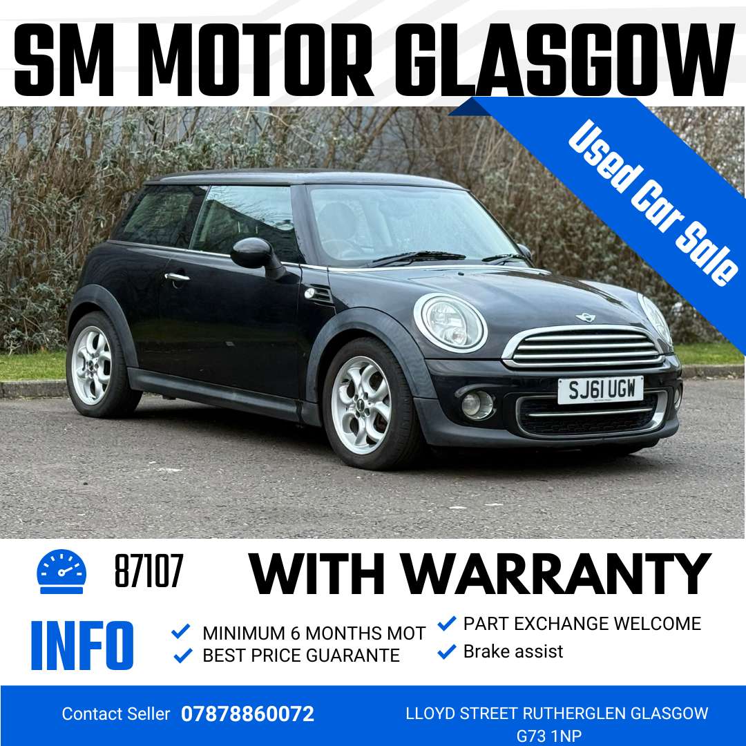 A 2011 MINI HATCH 1.6 Cooper D Hatchback 3dr Diesel Manual Euro 5 (s/s) (112 ps) A 2011 MINI HATCH 1.6 Cooper D Hatchback 3dr Diesel Manual Euro 5 (s/s) (112 ps)