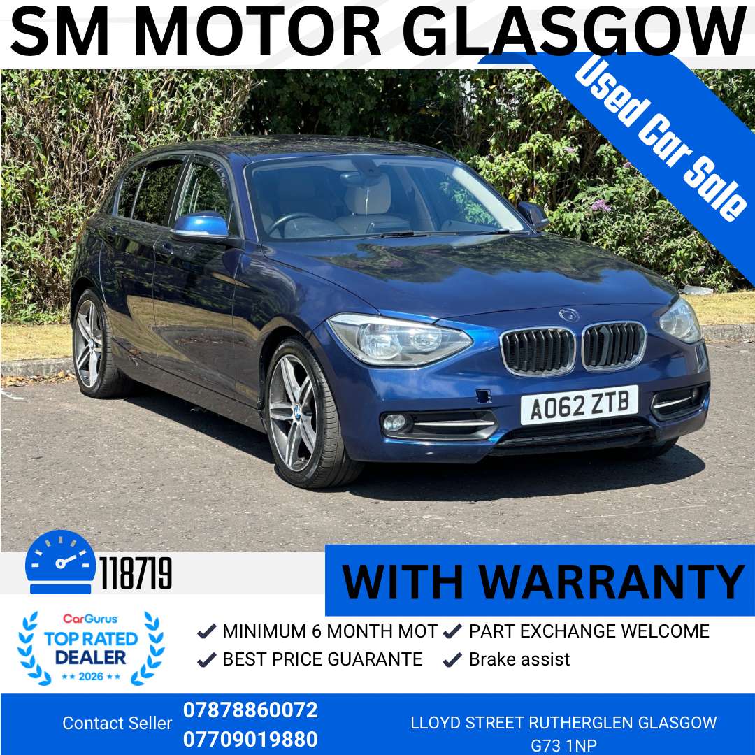 A 2013 BMW 1 SERIES 1.6 116d ED EfficientDynamics Hatchback 5dr Diesel Manual Euro 5 (s/s) (116 ps) A 2013 BMW 1 SERIES 1.6 116d ED EfficientDynamics Hatchback 5dr Diesel Manual Euro 5 (s/s) (116 ps)
