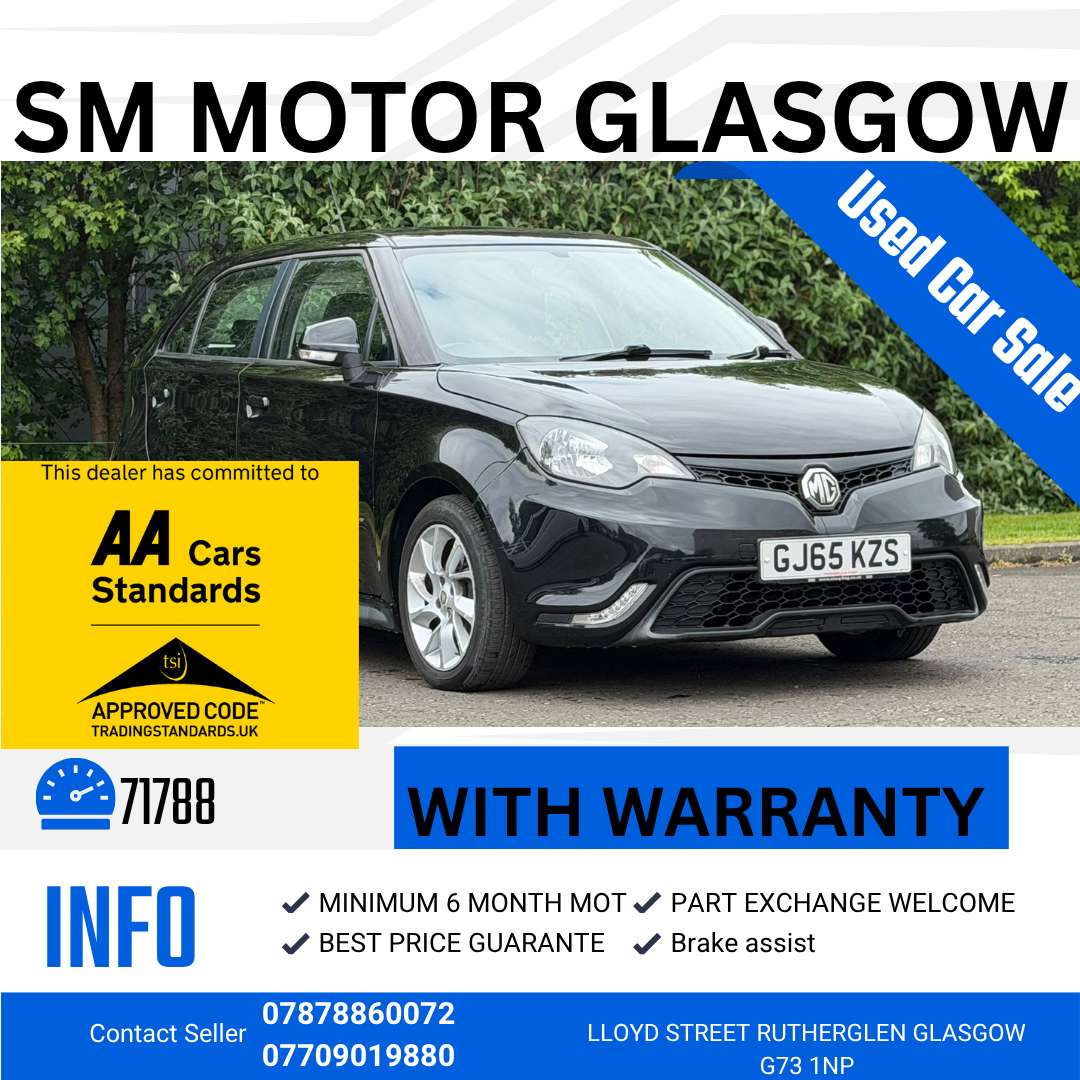 A 2015 MG MG3 1.5 VTi-TECH 3Form Sport Hatchback 5dr Petrol Manual Euro 5 (106 ps) A 2015 MG MG3 1.5 VTi-TECH 3Form Sport Hatchback 5dr Petrol Manual Euro 5 (106 ps)
