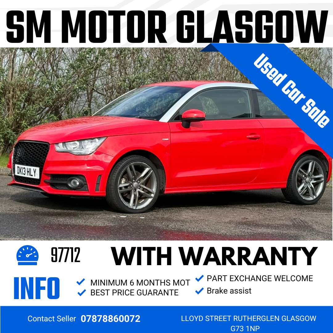 A 2013 AUDI A1 1.6 TDI S line Hatchback 3dr Diesel Manual Euro 5 (s/s) (105 ps) A 2013 AUDI A1 1.6 TDI S line Hatchback 3dr Diesel Manual Euro 5 (s/s) (105 ps)