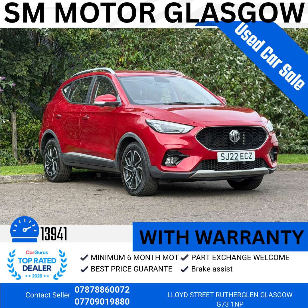 A 2022 MG ZS 1.5 VTi-TECH Exclusive SUV 5dr Petrol Manual Euro 6 (s/s) (106 ps) A 2022 MG ZS 1.5 VTi-TECH Exclusive SUV 5dr Petrol Manual Euro 6 (s/s) (106 ps)