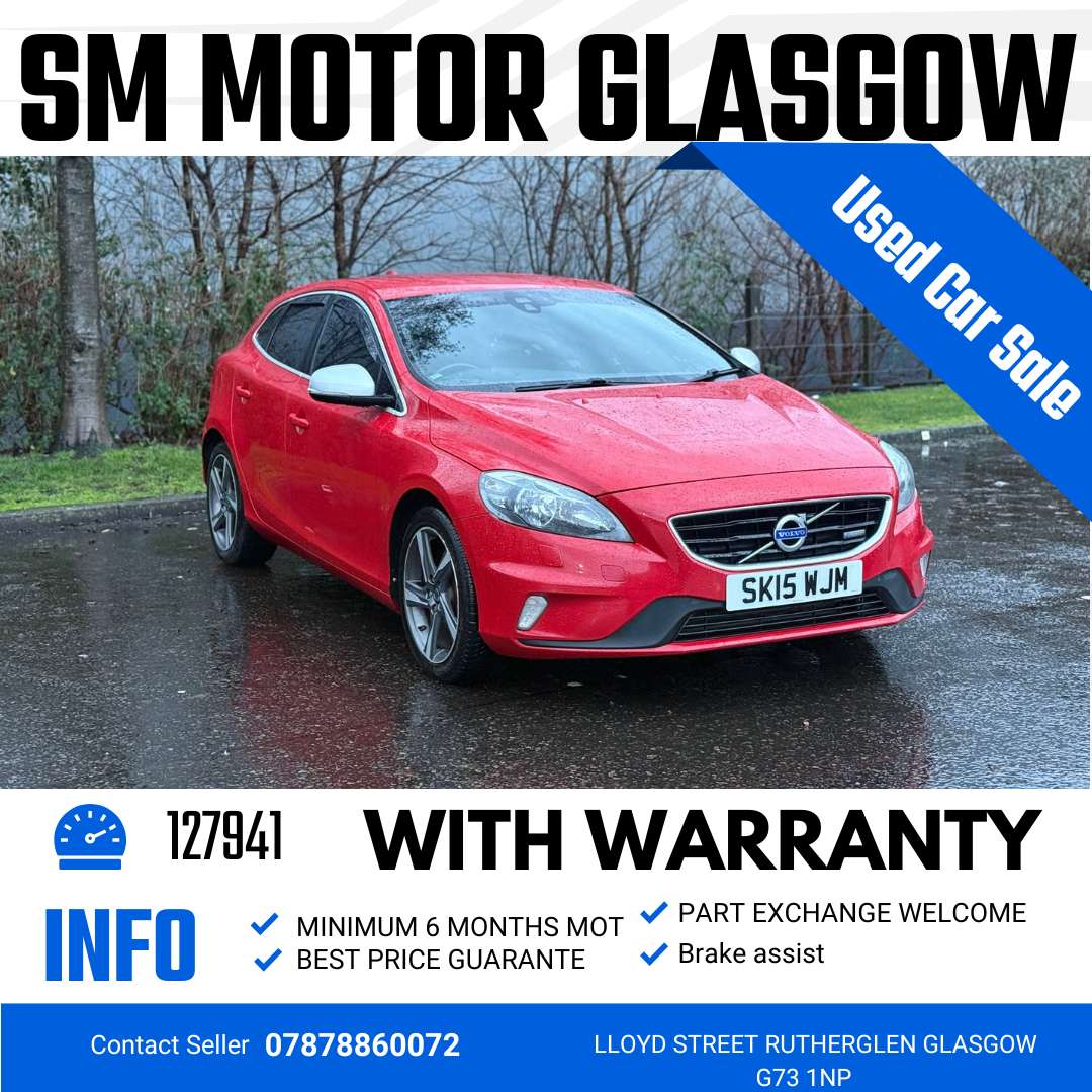 A 2015 VOLVO V40 1.6 D2 R-Design Hatchback 5dr Diesel Manual Euro 5 (s/s) (115 ps) A 2015 VOLVO V40 1.6 D2 R-Design Hatchback 5dr Diesel Manual Euro 5 (s/s) (115 ps)