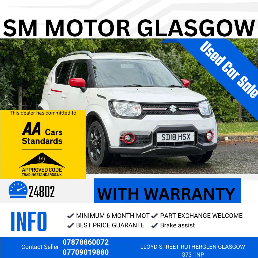A 2018 SUZUKI IGNIS 1.2 Dualjet Adventure Hatchback 5dr Petrol Manual Euro 6 (90 ps) A 2018 SUZUKI IGNIS 1.2 Dualjet Adventure Hatchback 5dr Petrol Manual Euro 6 (90 ps)