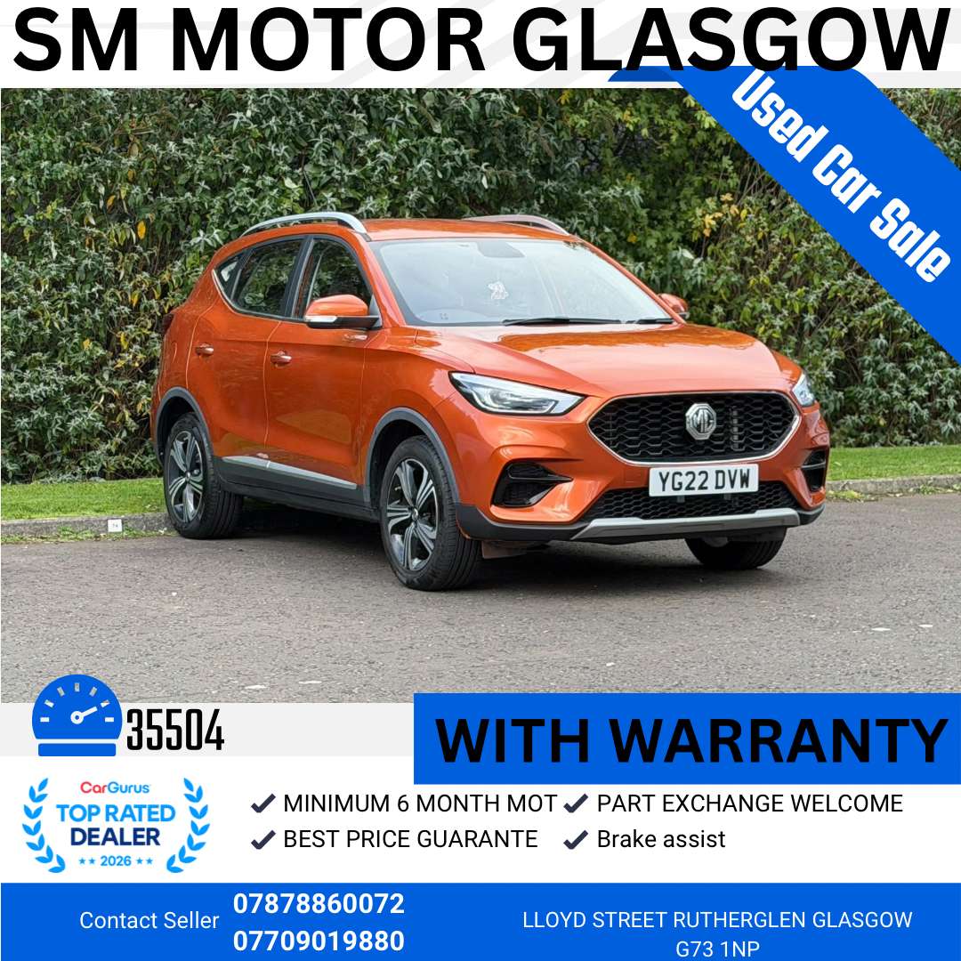 A 2022 MG ZS 1.5 VTi-TECH Excite SUV 5dr Petrol Manual Euro 6 (s/s) (106 ps) A 2022 MG ZS 1.5 VTi-TECH Excite SUV 5dr Petrol Manual Euro 6 (s/s) (106 ps)