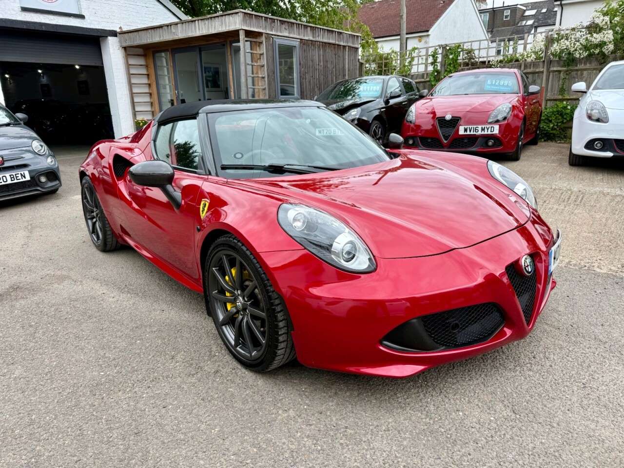 A 2016 ALFA ROMEO 4C 1750 TBi Spider 2dr Petrol TCT Euro 6 (240 bhp) 280 BHP + ALFAWORKSHOP HAND A 2016 ALFA ROMEO 4C 1750 TBi Spider 2dr Petrol TCT Euro 6 (240 bhp) 280 BHP + ALFAWORKSHOP HAND
