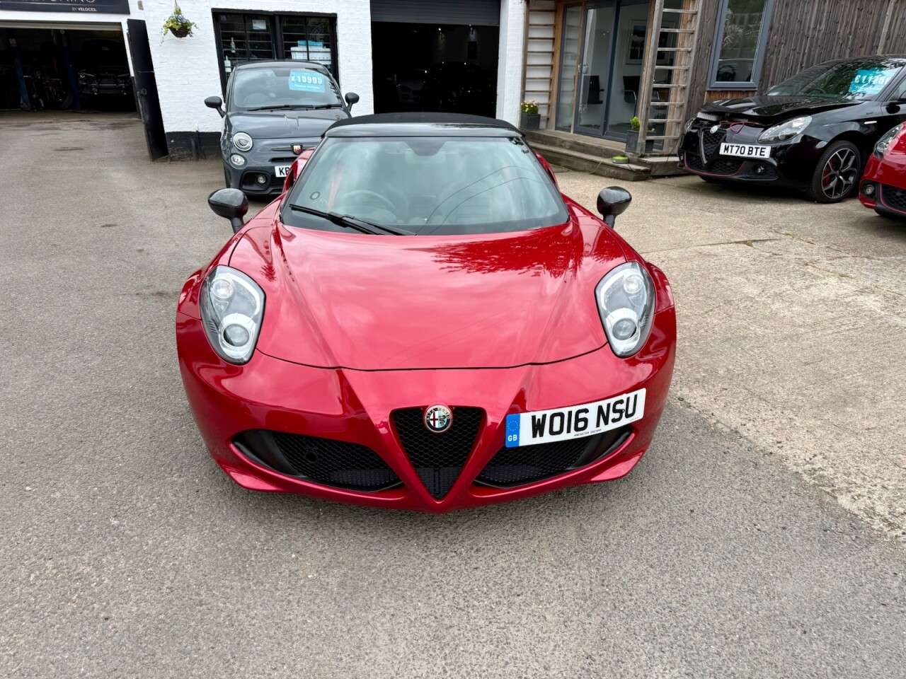 A 2016 ALFA ROMEO 4C 1750 TBi Spider 2dr Petrol TCT Euro 6 (240 bhp) 280 BHP + ALFAWORKSHOP HAND A 2016 ALFA ROMEO 4C 1750 TBi Spider 2dr Petrol TCT Euro 6 (240 bhp) 280 BHP + ALFAWORKSHOP HAND