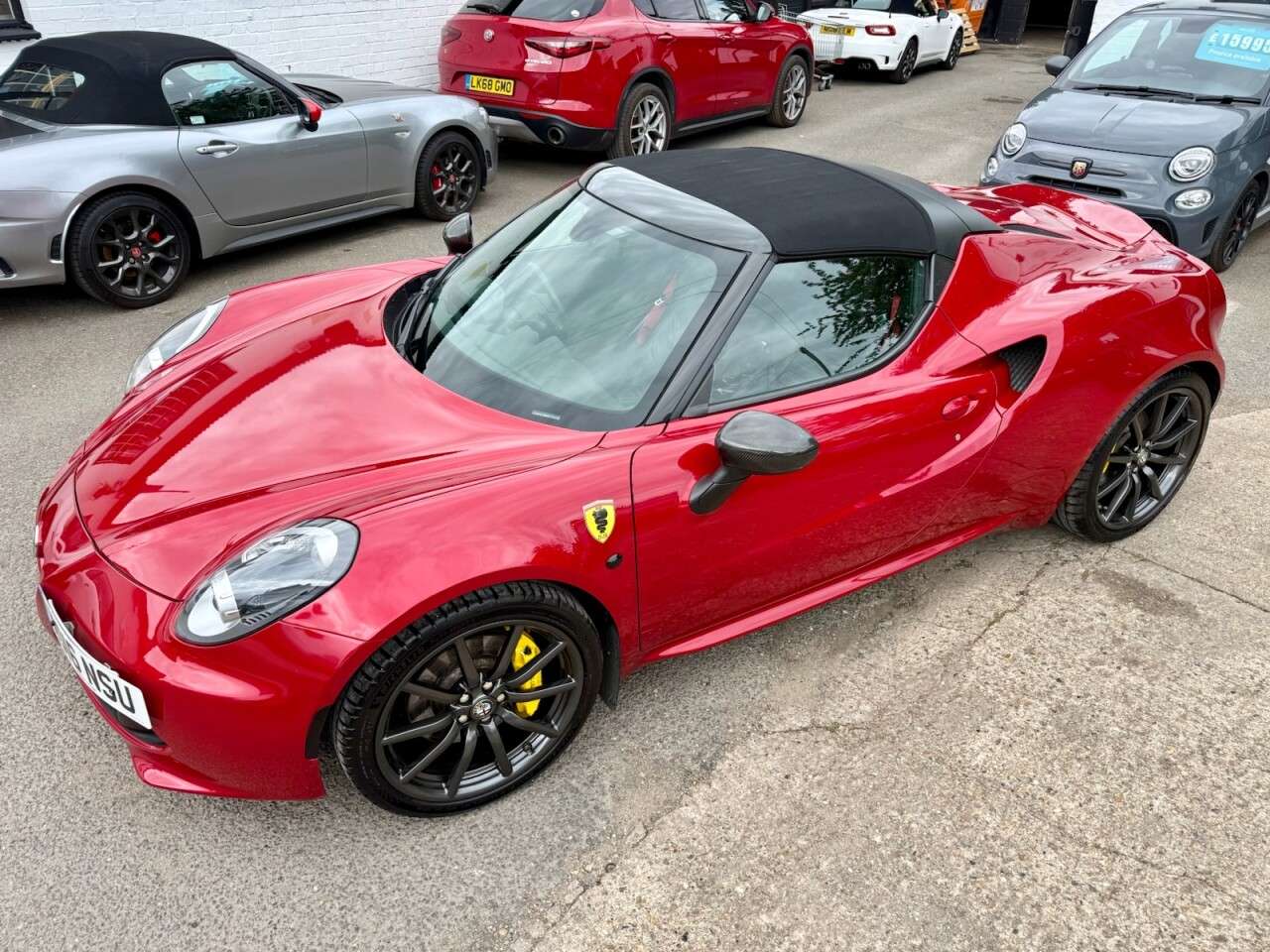 A 2016 ALFA ROMEO 4C 1750 TBi Spider 2dr Petrol TCT Euro 6 (240 bhp) 280 BHP + ALFAWORKSHOP HAND A 2016 ALFA ROMEO 4C 1750 TBi Spider 2dr Petrol TCT Euro 6 (240 bhp) 280 BHP + ALFAWORKSHOP HAND