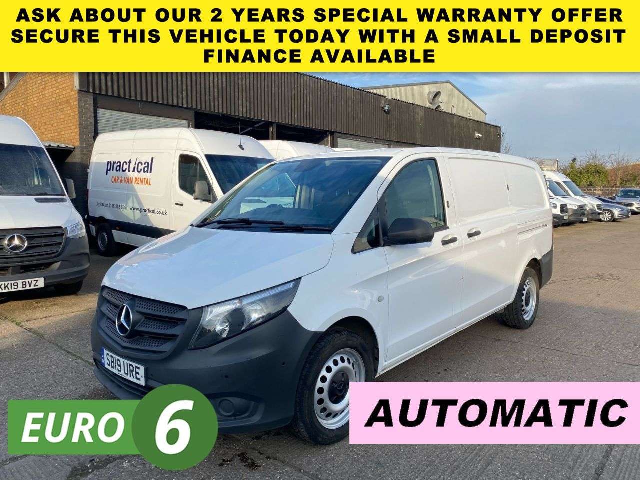 A 2019 MERCEDES-BENZ VITO 2.1 114 CDI PURE G-TRONIC+ RWD L2 LWB 135BHP. EURO 6. AIRCON. PX. A 2019 MERCEDES-BENZ VITO 2.1 114 CDI PURE G-TRONIC+ RWD L2 LWB 135BHP. EURO 6. AIRCON. PX.