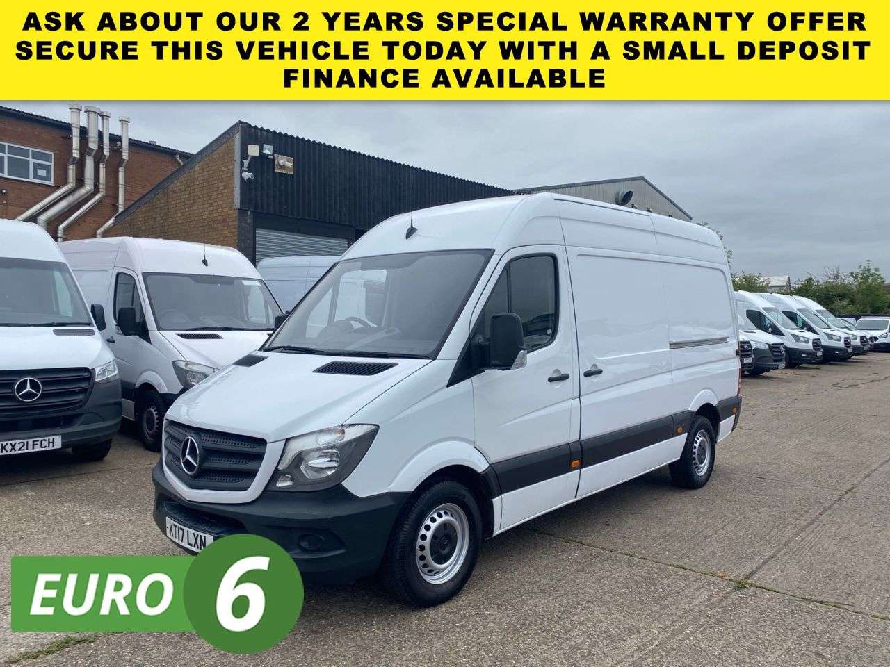 A 2017 MERCEDES-BENZ SPRINTER 2.1 314 CDI L2 H2 MWB H/ROOF RWD 140BHP. EURO 6 ULEZ. 138K MLS. PX A 2017 MERCEDES-BENZ SPRINTER 2.1 314 CDI L2 H2 MWB H/ROOF RWD 140BHP. EURO 6 ULEZ. 138K MLS. PX