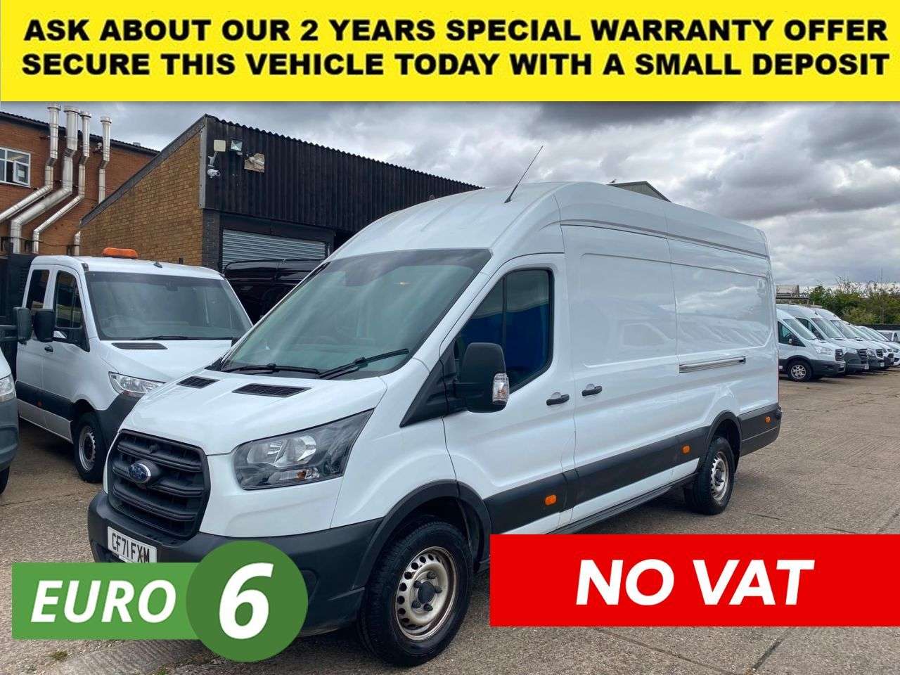 A 2022 FORD TRANSIT 2.0 TDCI T350 LEADER ECOBLUE L4 H3 XLWB JUMBO H/ROOF RWD 130BHP. 82K MILES. A 2022 FORD TRANSIT 2.0 TDCI T350 LEADER ECOBLUE L4 H3 XLWB JUMBO H/ROOF RWD 130BHP. 82K MILES.