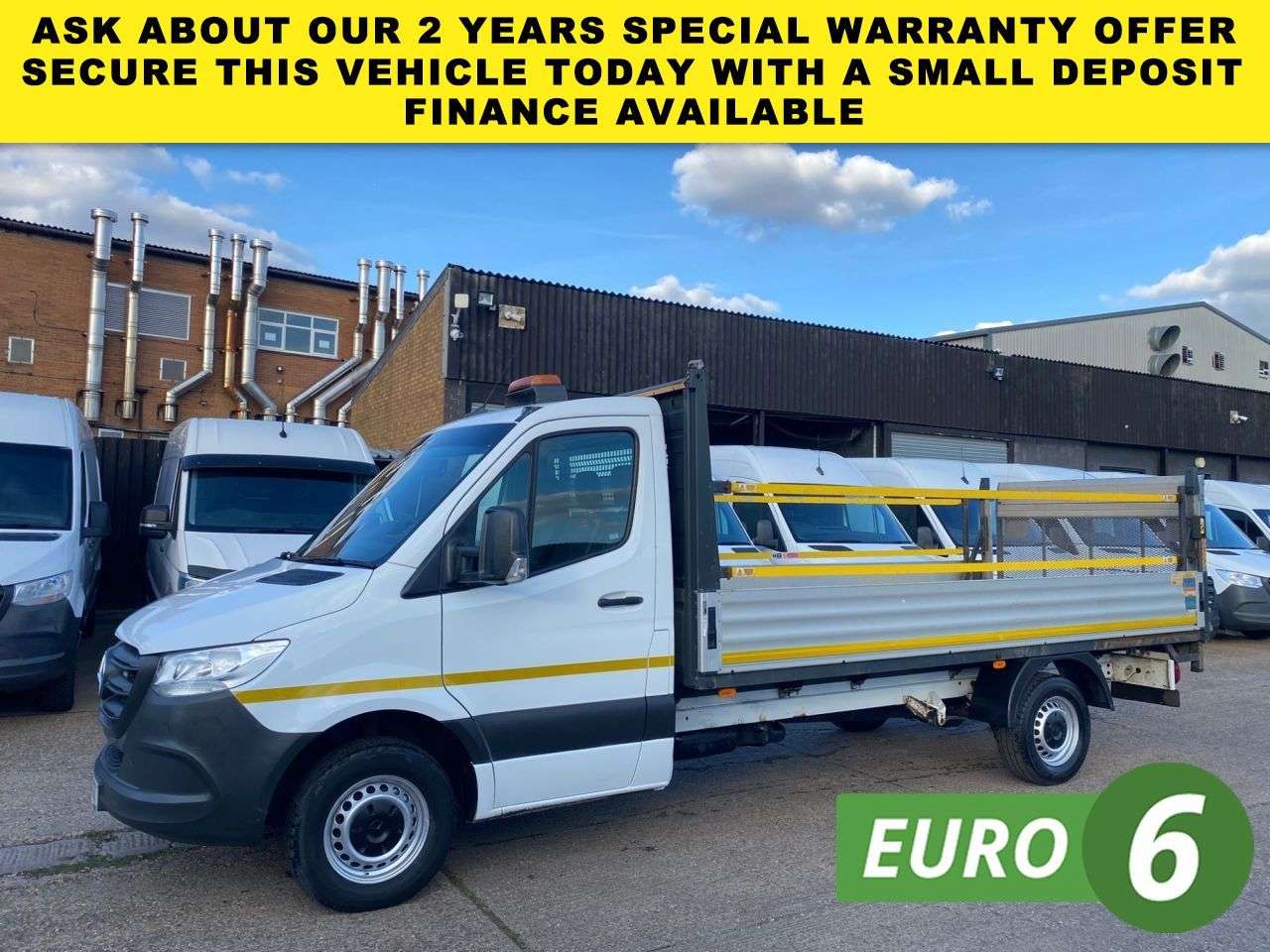 A 2022 MERCEDES-BENZ SPRINTER 2.0 315 CDI L3 PROGRESSIVE RWD DROPSIDE PICK UP FLATBED TAIL LIFT 3.5T 150B A 2022 MERCEDES-BENZ SPRINTER 2.0 315 CDI L3 PROGRESSIVE RWD DROPSIDE PICK UP FLATBED TAIL LIFT 3.5T 150B