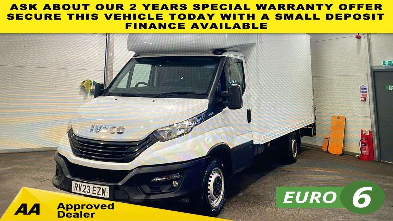 A 0 IVECO DAILY 2.3D HPI 14V 35S 3000 LUTON BOX TAIL LIFT VAN. AIRCON. EURO 6 ULEZ. FINANCE A 0 IVECO DAILY 2.3D HPI 14V 35S 3000 LUTON BOX TAIL LIFT VAN. AIRCON. EURO 6 ULEZ. FINANCE