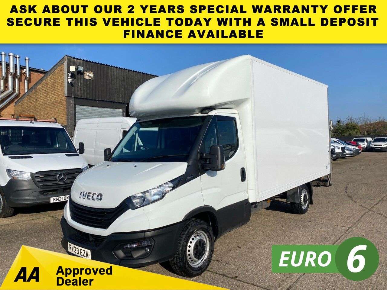 A 2023 IVECO DAILY 2.3D HPI 14V 35S 3000 LUTON BOX TAIL LIFT VAN. AIRCON. EURO 6 ULEZ. FINANCE A 2023 IVECO DAILY 2.3D HPI 14V 35S 3000 LUTON BOX TAIL LIFT VAN. AIRCON. EURO 6 ULEZ. FINANCE