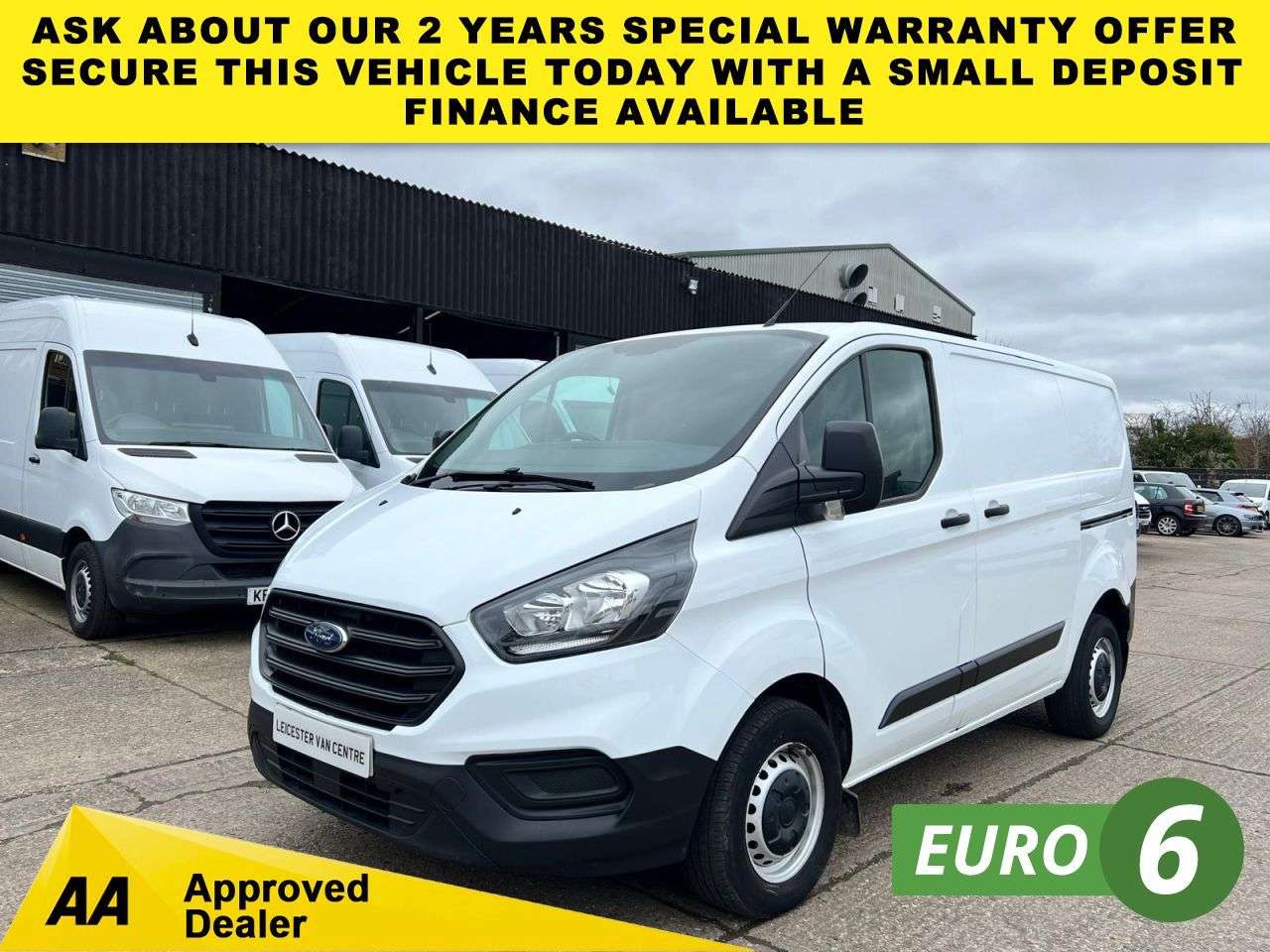 A 2023 FORD TRANSIT CUSTOM 2.0 TDCI T300 LEADER ECOBLUE L1 H1 SWB LOW ROOF. 105BHP. LOW 53K MLS. SENSO A 2023 FORD TRANSIT CUSTOM 2.0 TDCI T300 LEADER ECOBLUE L1 H1 SWB LOW ROOF. 105BHP. LOW 53K MLS. SENSO